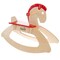 Classic Style Wooden Rocking Horse Vintage Look Ride On Toy Rocker 1 - 3 Year Olds